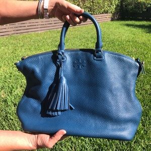 Tory Burch Satchel in Tidal Wave